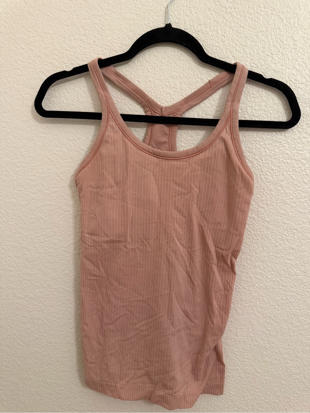 lululemon athletica Ribbed Cross-Back Tank - Dusty Rose